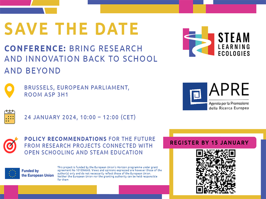 STEAM Learning Ecologies – Policy Dialogue Event in Brussels